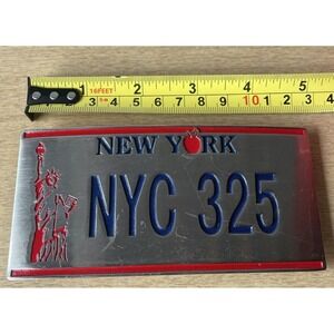 New York City NYC 325 Big Apple Statue Of Liberty Belt‎ Buckle Classico Italia